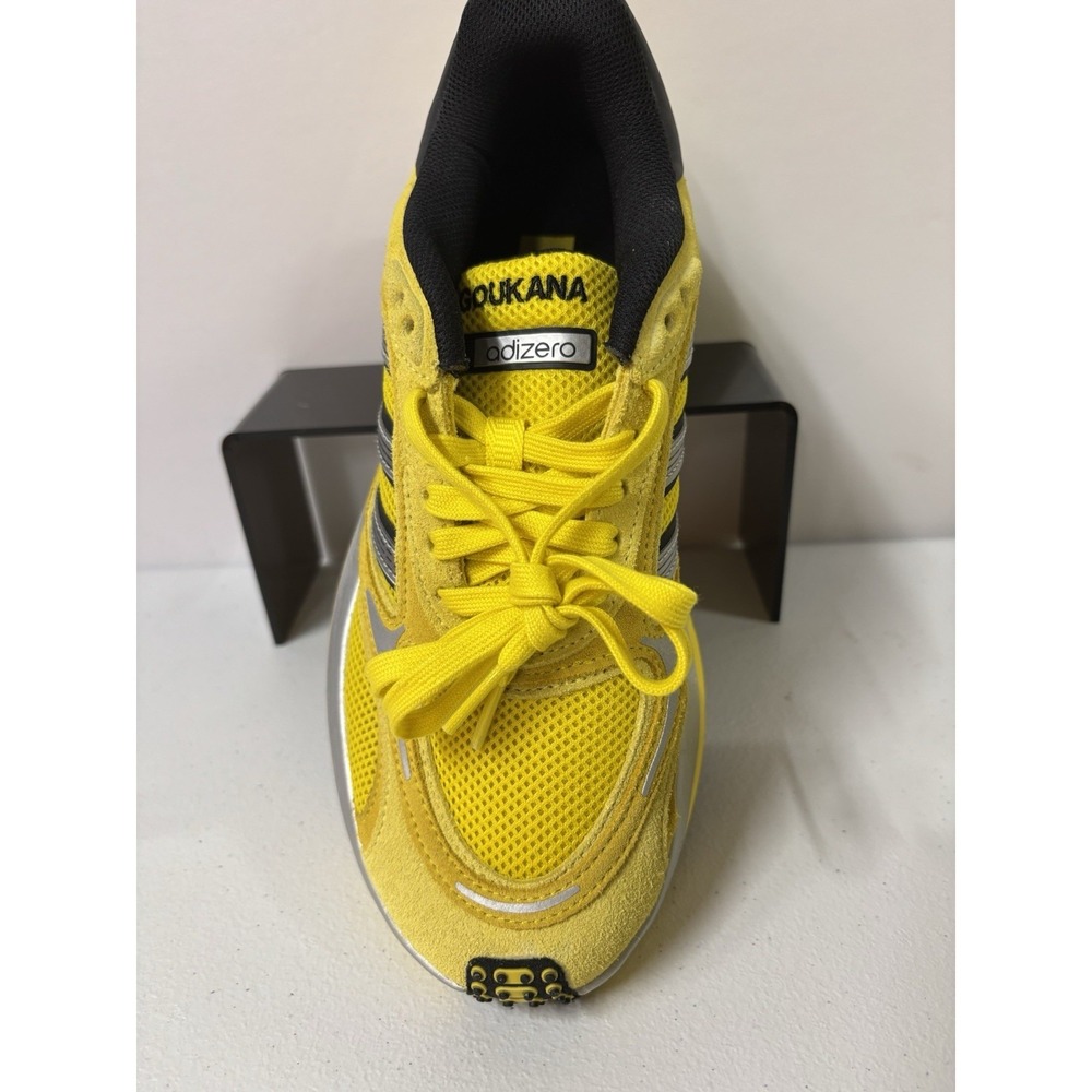 Adidas Adizero Goukana Light Yellow/Black/Silver, US Size 8.5M, 9.5W - Picture 3 of 7